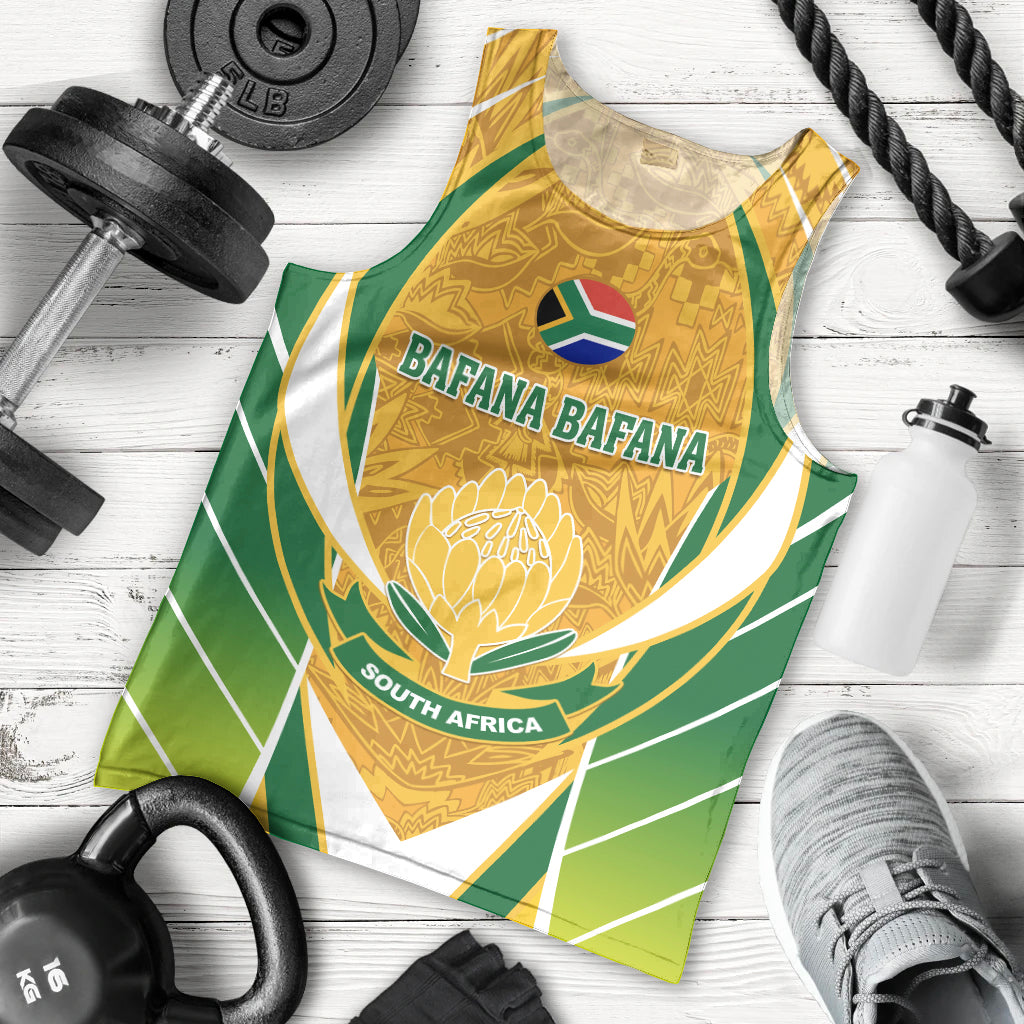 South Africa Soccer Men Tank Top Come On Bafana Bafana - Wonder Print Shop