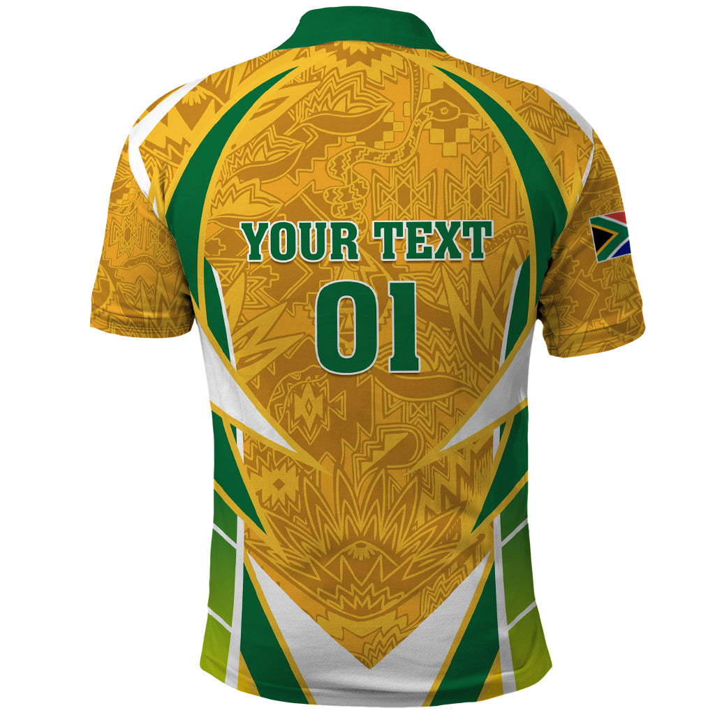 South Africa Soccer Polo Shirt Come On Bafana Bafana - Wonder Print Shop