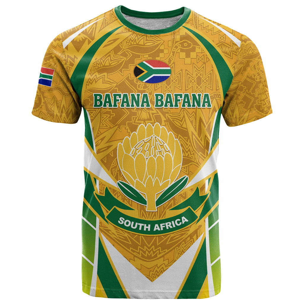 South Africa Soccer T Shirt Come On Bafana Bafana - Wonder Print Shop