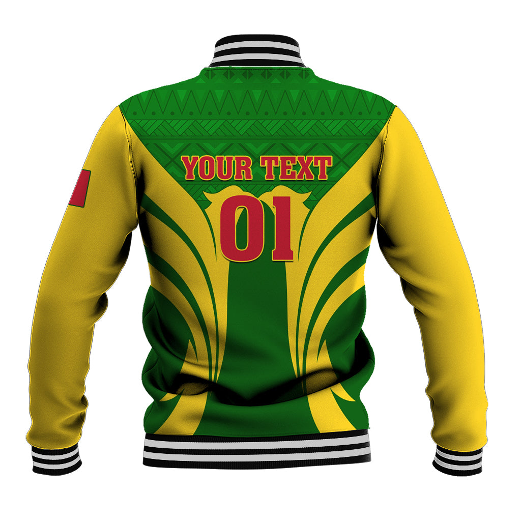 Mali Football Baseball Jacket Tous Derriere Les Aigles Du Mali - Wonder Print Shop