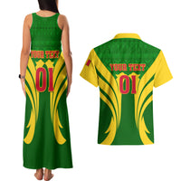 Mali Football Couples Matching Tank Maxi Dress and Hawaiian Shirt Tous Derriere Les Aigles Du Mali - Wonder Print Shop