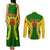 Mali Football Couples Matching Tank Maxi Dress and Long Sleeve Button Shirt Tous Derriere Les Aigles Du Mali - Wonder Print Shop