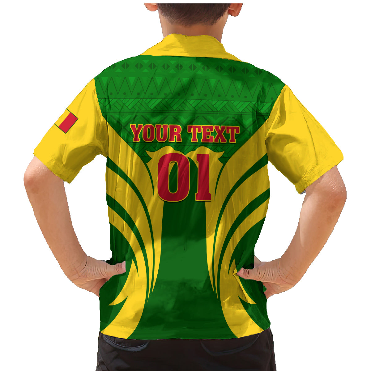 Mali Football Family Matching Mermaid Dress and Hawaiian Shirt Tous Derriere Les Aigles Du Mali - Wonder Print Shop