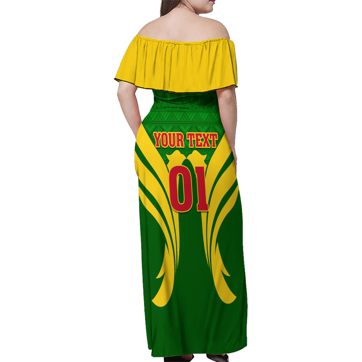 Mali Football Family Matching Off Shoulder Maxi Dress and Hawaiian Shirt Tous Derriere Les Aigles Du Mali - Wonder Print Shop