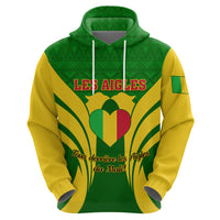Mali Football Hoodie Tous Derriere Les Aigles Du Mali - Wonder Print Shop