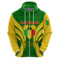 Mali Football Hoodie Tous Derriere Les Aigles Du Mali - Wonder Print Shop