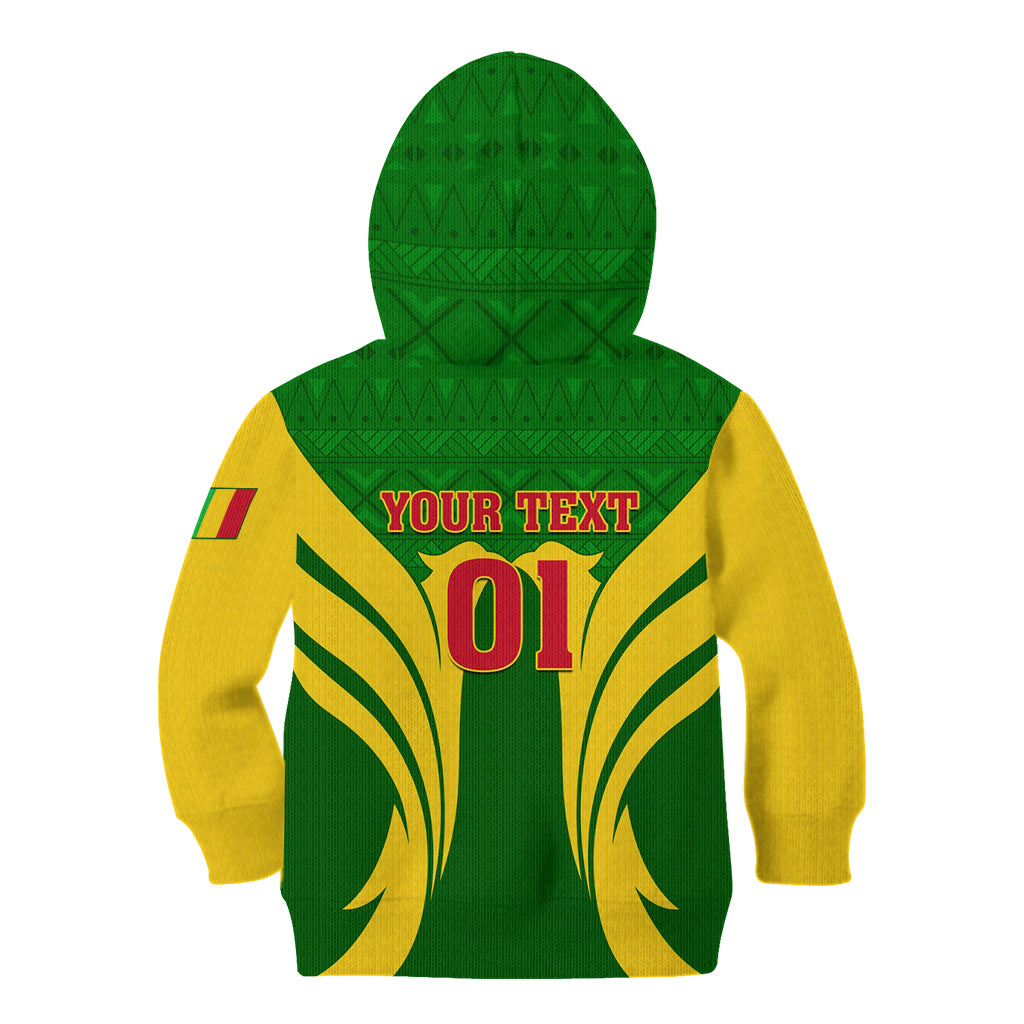 Mali Football Kid Hoodie Tous Derriere Les Aigles Du Mali - Wonder Print Shop