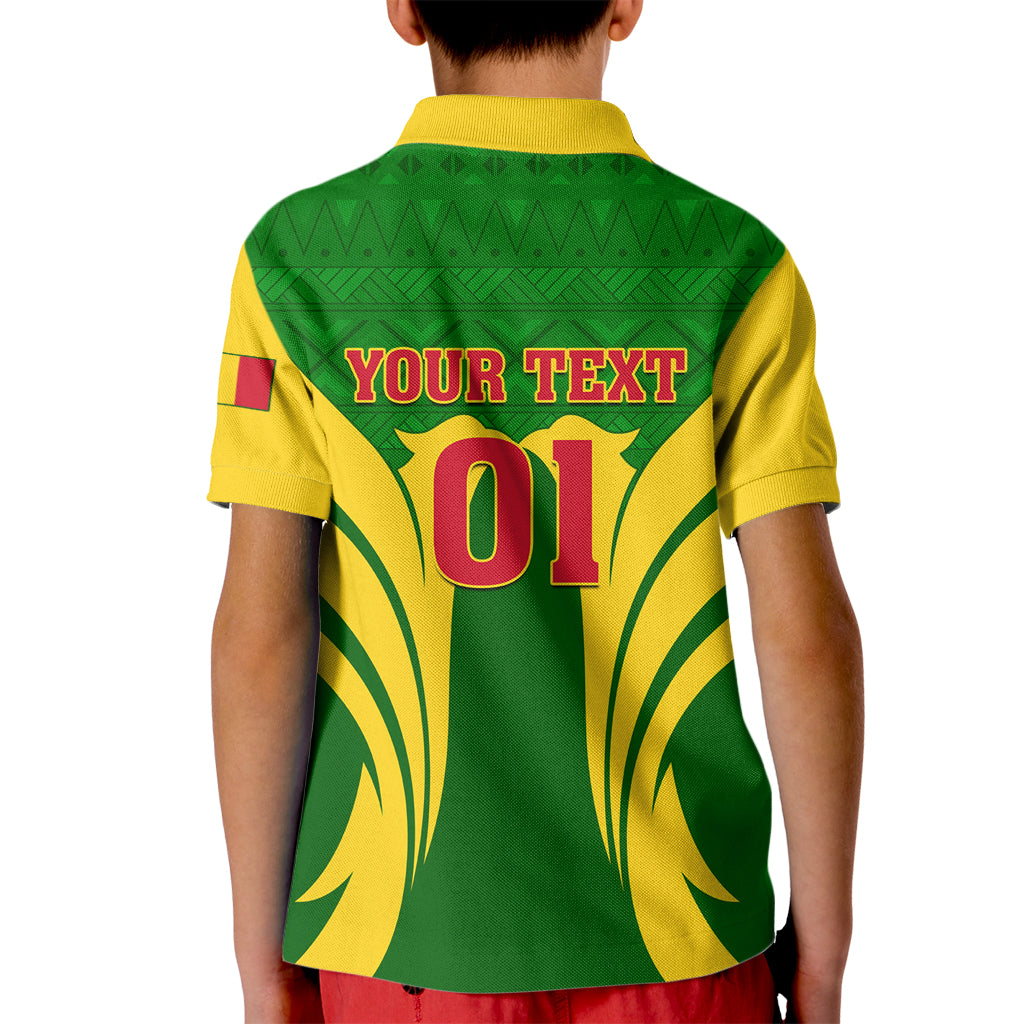 Mali Football Kid Polo Shirt Tous Derriere Les Aigles Du Mali - Wonder Print Shop