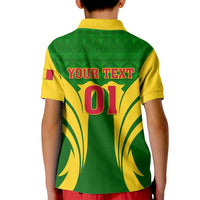 Mali Football Kid Polo Shirt Tous Derriere Les Aigles Du Mali - Wonder Print Shop