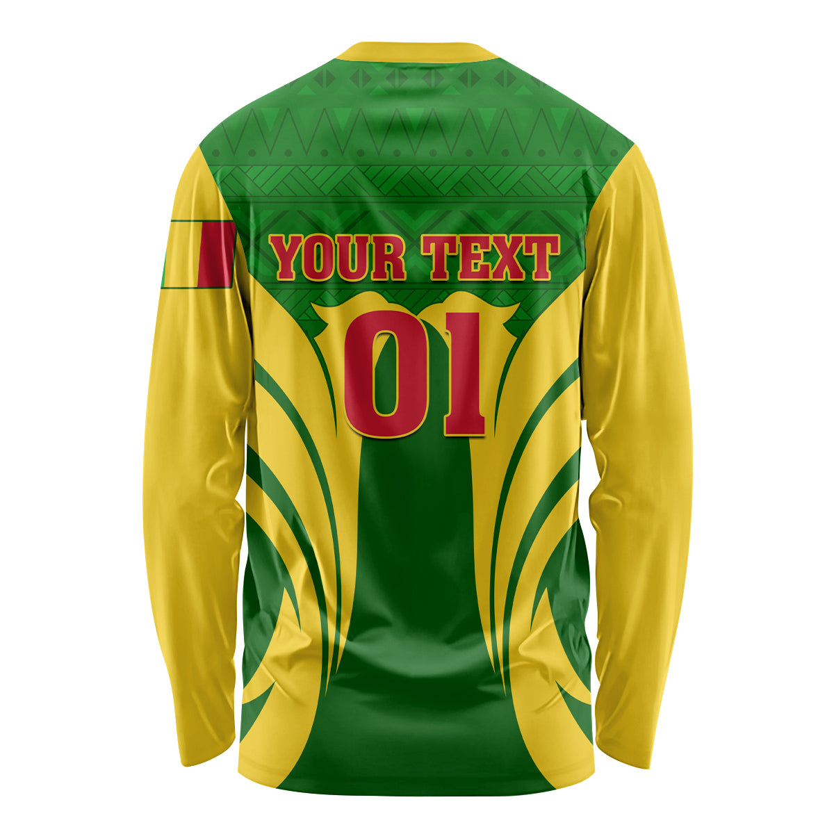 Mali Football Long Sleeve Shirt Tous Derriere Les Aigles Du Mali - Wonder Print Shop