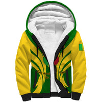 Mali Football Sherpa Hoodie Tous Derriere Les Aigles Du Mali - Wonder Print Shop