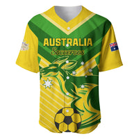 Australia Soccer Baseball Jersey Go Socceroos - Wonder Print Shop
