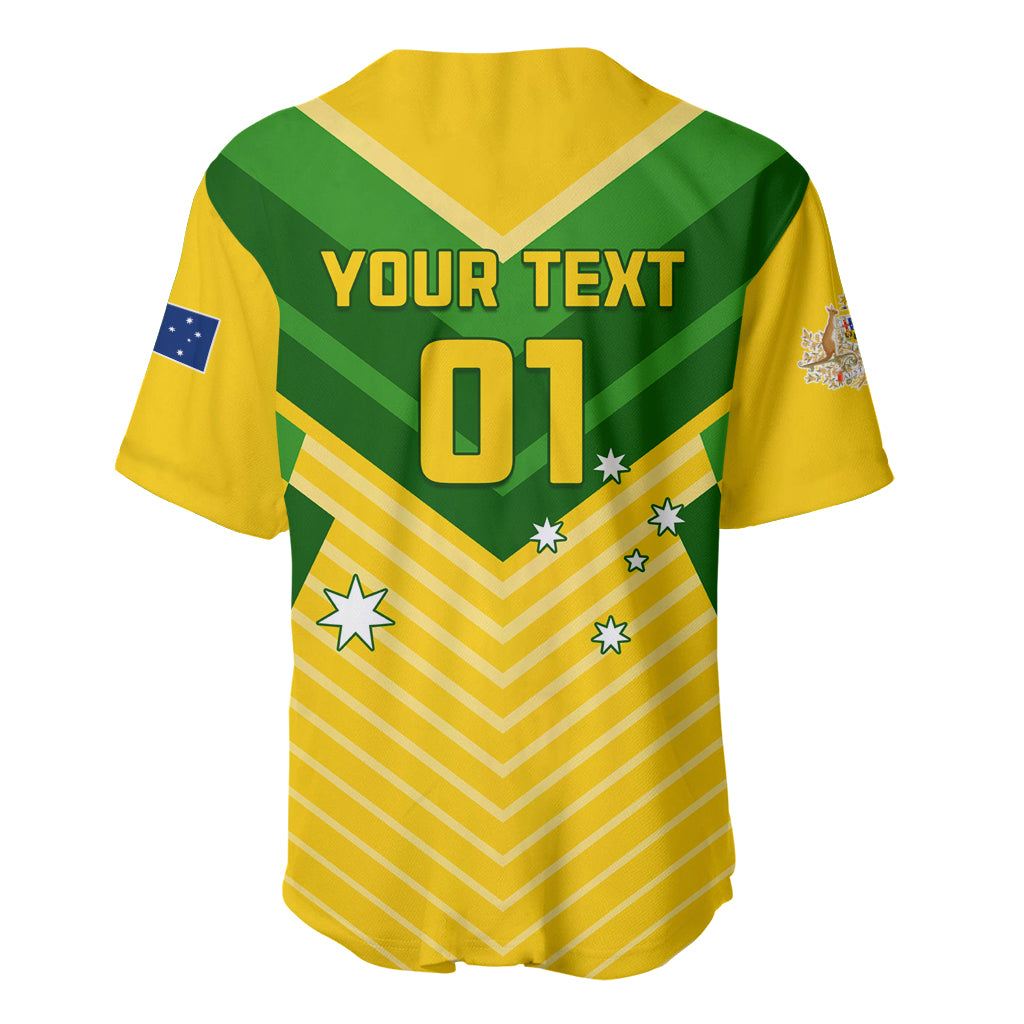Australia Soccer Baseball Jersey Go Socceroos - Wonder Print Shop