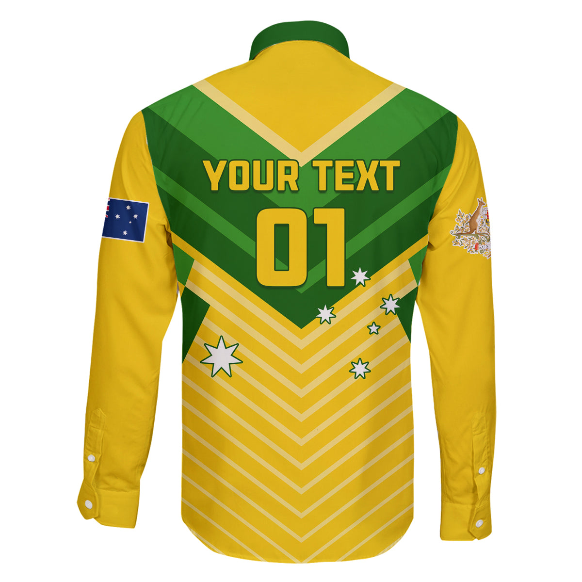 Australia Soccer Family Matching Puletasi and Hawaiian Shirt Go Socceroos - Wonder Print Shop