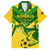 Australia Soccer Family Matching Summer Maxi Dress and Hawaiian Shirt Go Socceroos - Wonder Print Shop