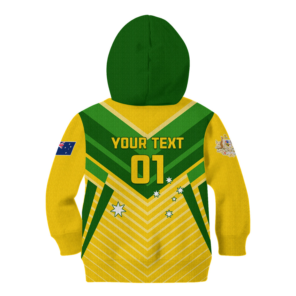 Australia Soccer Kid Hoodie Go Socceroos - Wonder Print Shop