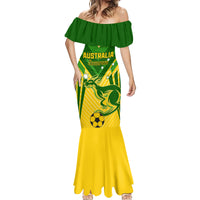 Australia Soccer Mermaid Dress Go Socceroos - Wonder Print Shop