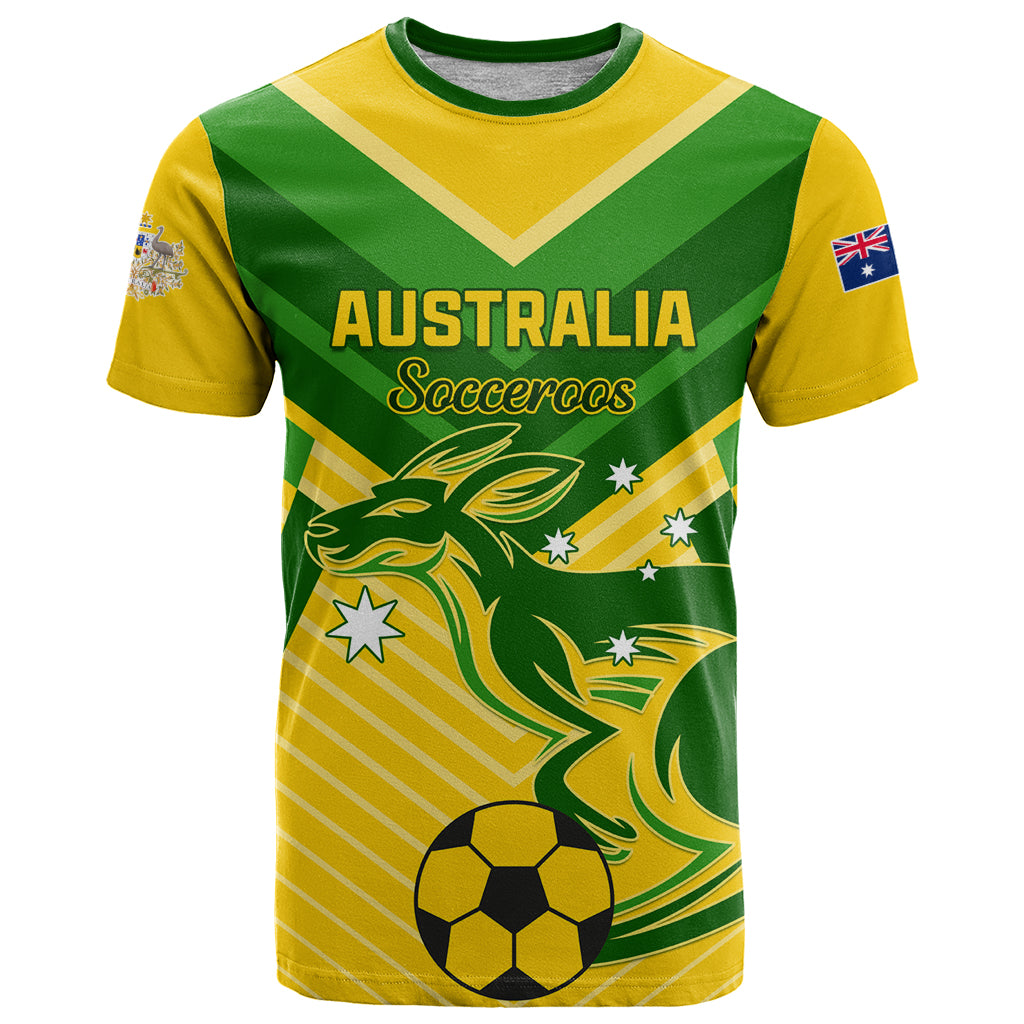 Australia Soccer T Shirt Go Socceroos - Wonder Print Shop