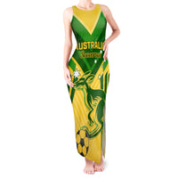 Australia Soccer Tank Maxi Dress Go Socceroos - Wonder Print Shop