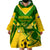 Australia Soccer Wearable Blanket Hoodie Go Socceroos - Wonder Print Shop