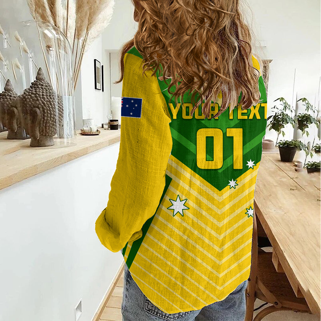 Australia Soccer Women Casual Shirt Go Socceroos - Wonder Print Shop