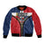 Personalized Dominican Republic 1844 Bomber Jacket Coat Of Arms Zipper Stylized
