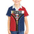 Personalized Dominican Republic 1844 Family Matching Short Sleeve Bodycon Dress and Hawaiian Shirt Coat Of Arms Zipper Stylized