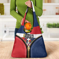 Dominican Republic 1844 Grocery Bag Coat Of Arms Zipper Stylized