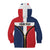 Personalized Dominican Republic 1844 Kid Hoodie Coat Of Arms Zipper Stylized