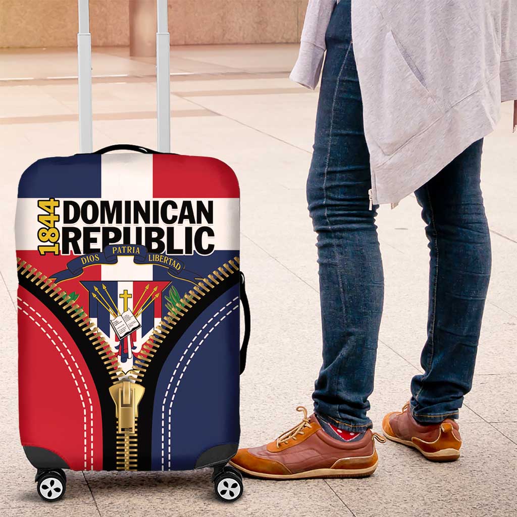 Dominican Republic 1844 Luggage Cover Coat Of Arms Zipper Stylized