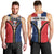 Personalized Dominican Republic 1844 Men Tank Top Coat Of Arms Zipper Stylized