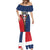 Personalized Dominican Republic 1844 Mermaid Dress Coat Of Arms Zipper Stylized