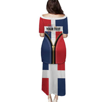 Personalized Dominican Republic 1844 Puletasi Coat Of Arms Zipper Stylized