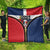 Dominican Republic 1844 Quilt Coat Of Arms Zipper Stylized