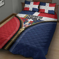 Dominican Republic 1844 Quilt Bed Set Coat Of Arms Zipper Stylized