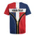 Personalized Dominican Republic 1844 Rugby Jersey Coat Of Arms Zipper Stylized