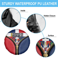 Dominican Republic 1844 Spare Tire Cover Coat Of Arms Zipper Stylized