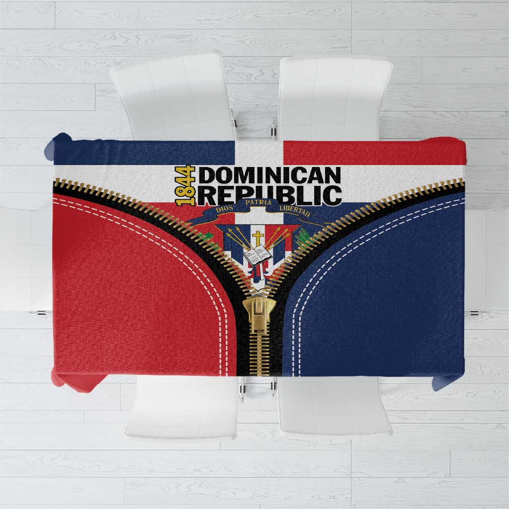 Dominican Republic 1844 Tablecloth Coat Of Arms Zipper Stylized