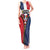 Personalized Dominican Republic 1844 Tank Maxi Dress Coat Of Arms Zipper Stylized
