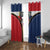 Dominican Republic 1844 Window Curtain Coat Of Arms Zipper Stylized