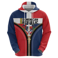 Personalized Dominican Republic 1844 Zip Hoodie Coat Of Arms Zipper Stylized