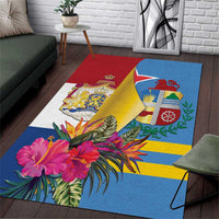 Aruba-Netherlands Area Rug Tropical Unique Style