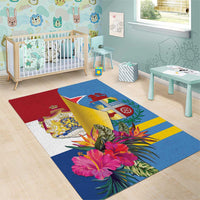 Aruba-Netherlands Area Rug Tropical Unique Style
