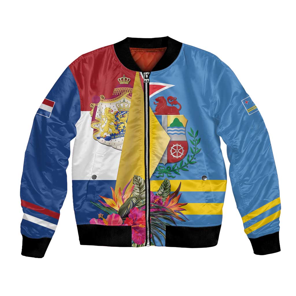 Aruba-Netherlands Bomber Jacket Tropical Unique Style