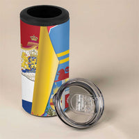 Aruba x Netherlands 4 in 1 Can Cooler Tumbler Tropical Unique Style