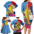 Aruba-Netherlands Family Matching Long Sleeve Bodycon Dress and Hawaiian Shirt Tropical Unique Style