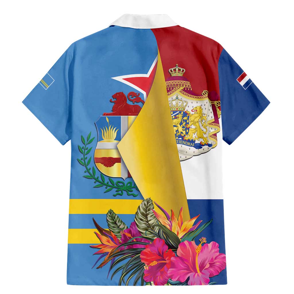 Aruba-Netherlands Family Matching Mermaid Dress and Hawaiian Shirt Tropical Unique Style