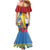 Aruba-Netherlands Family Matching Mermaid Dress and Hawaiian Shirt Tropical Unique Style