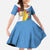 Aruba-Netherlands Family Matching Off Shoulder Maxi Dress and Hawaiian Shirt Tropical Unique Style