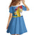 Aruba-Netherlands Family Matching Off Shoulder Maxi Dress and Hawaiian Shirt Tropical Unique Style